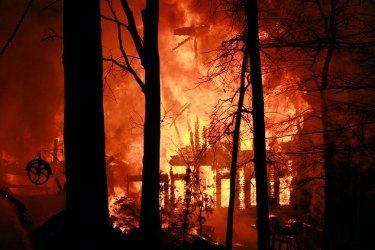 Front of homes at North Reading at Swan Pond Road involving 2 homes