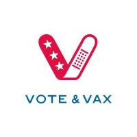 Vote and Vax Logo