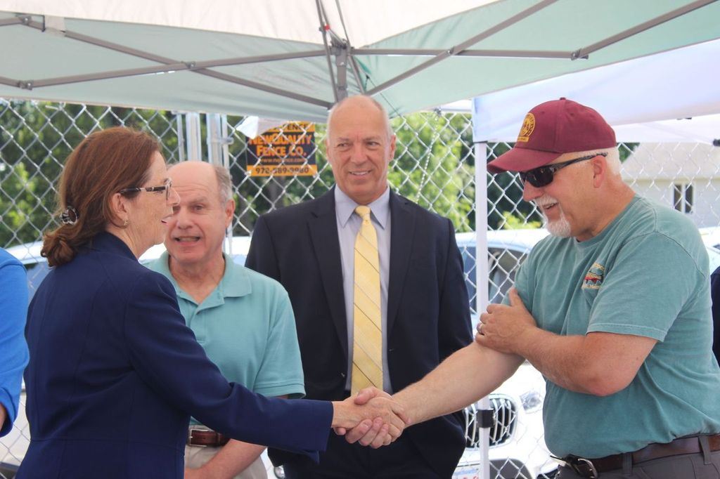Rep Kerans, Select Board and Rail Trail members