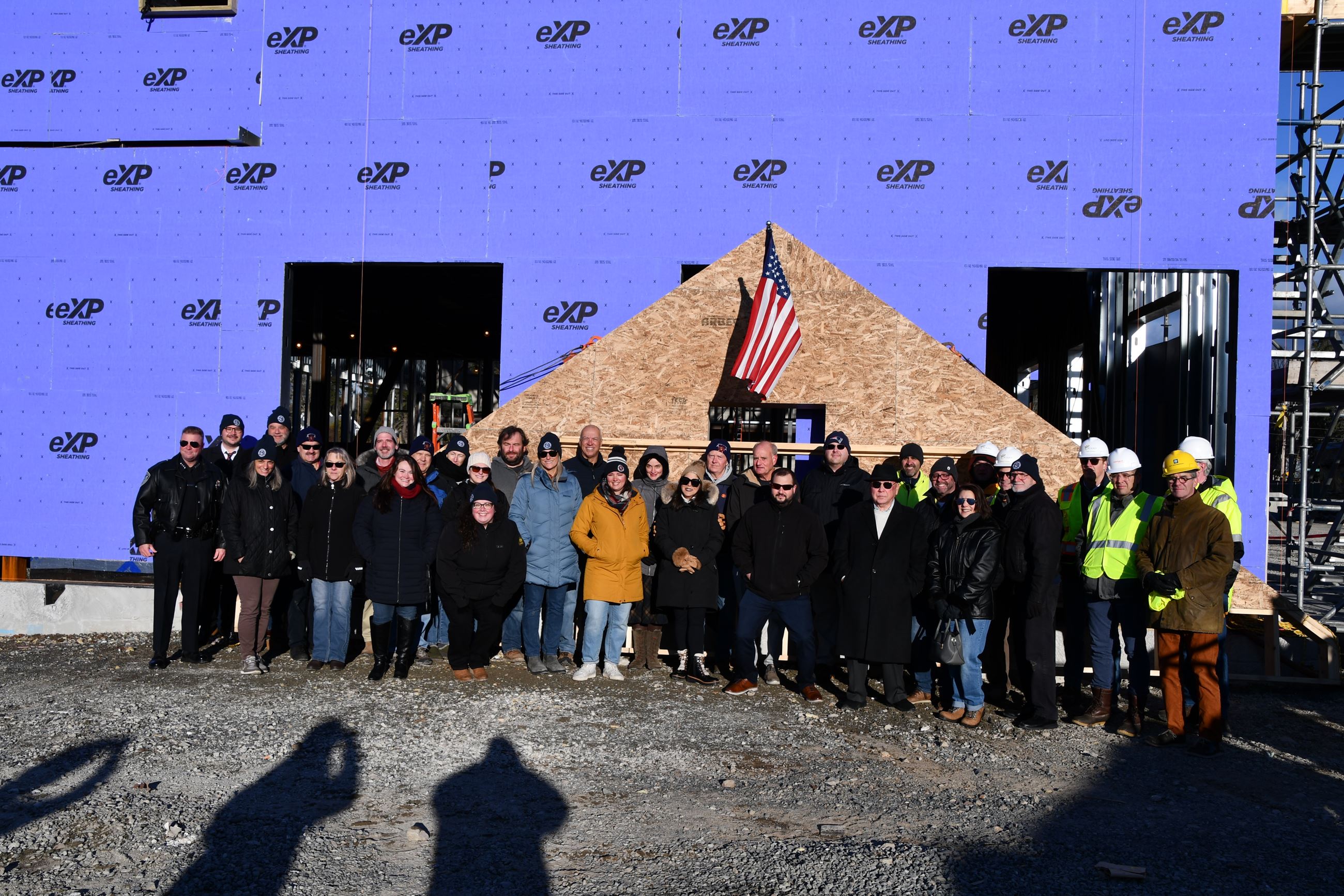 topping off group photo